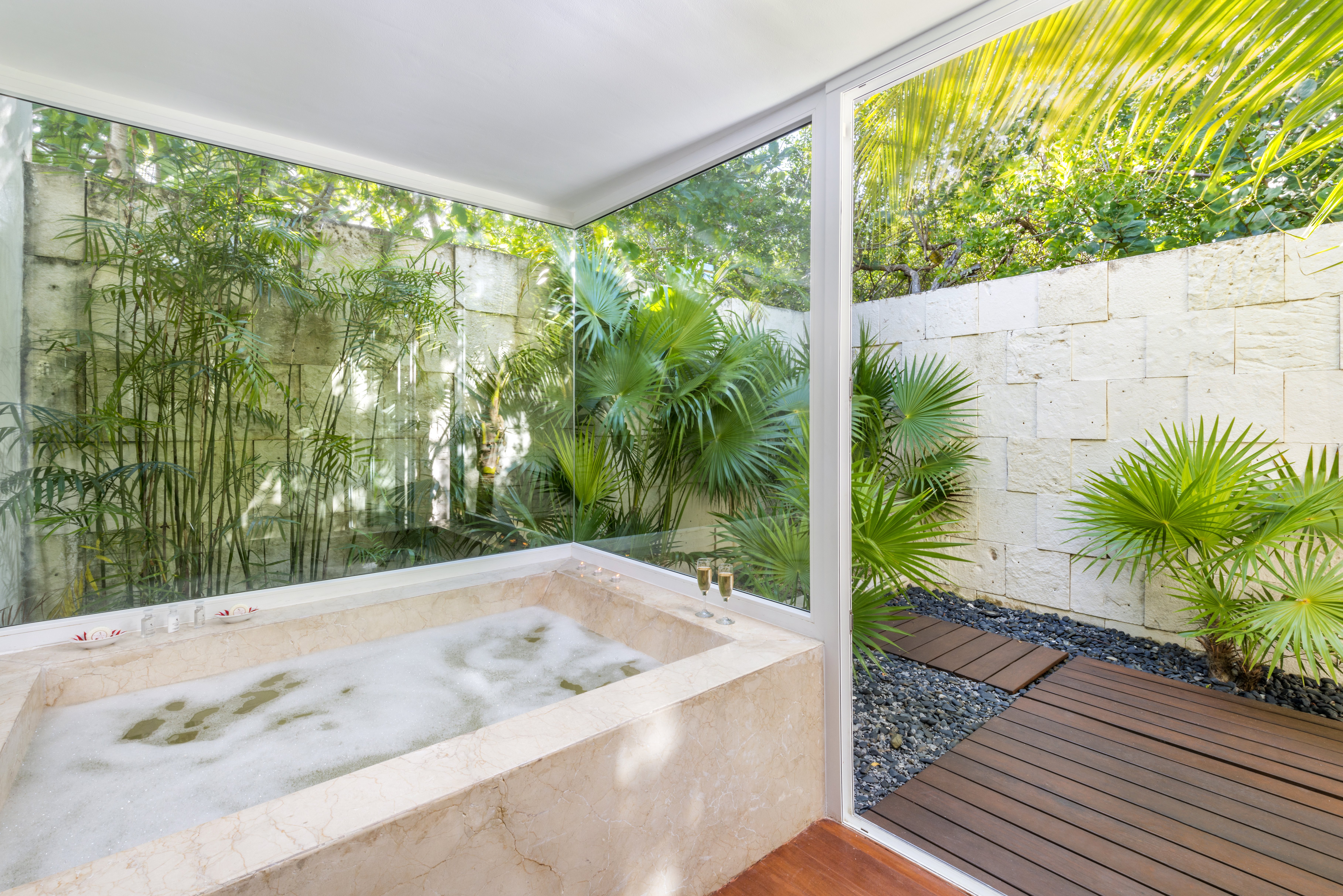 Beach Front Casita Marble Bathtub