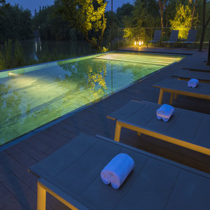 Forested Infinity Pool Rest Area