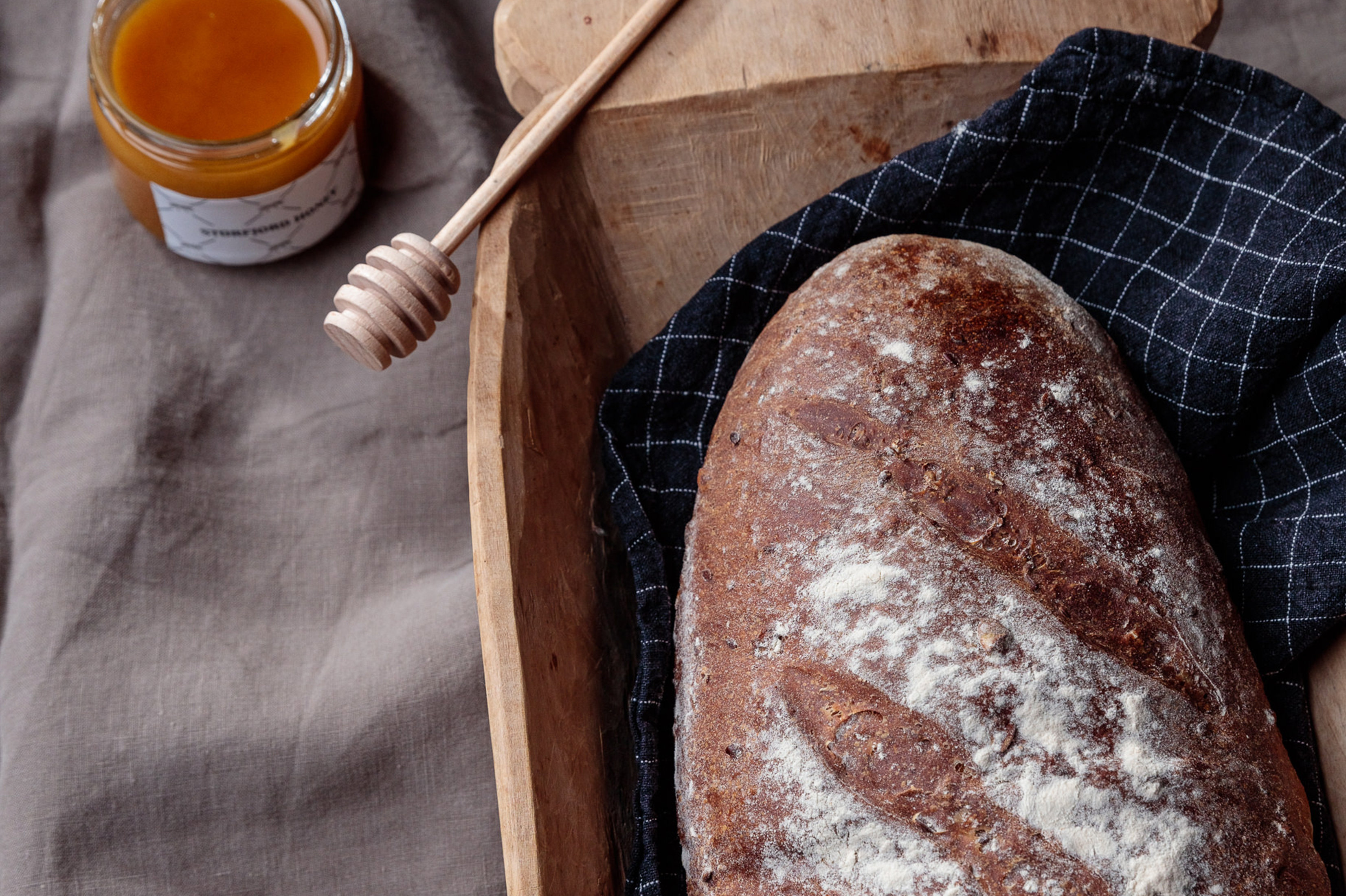 Bread and honey