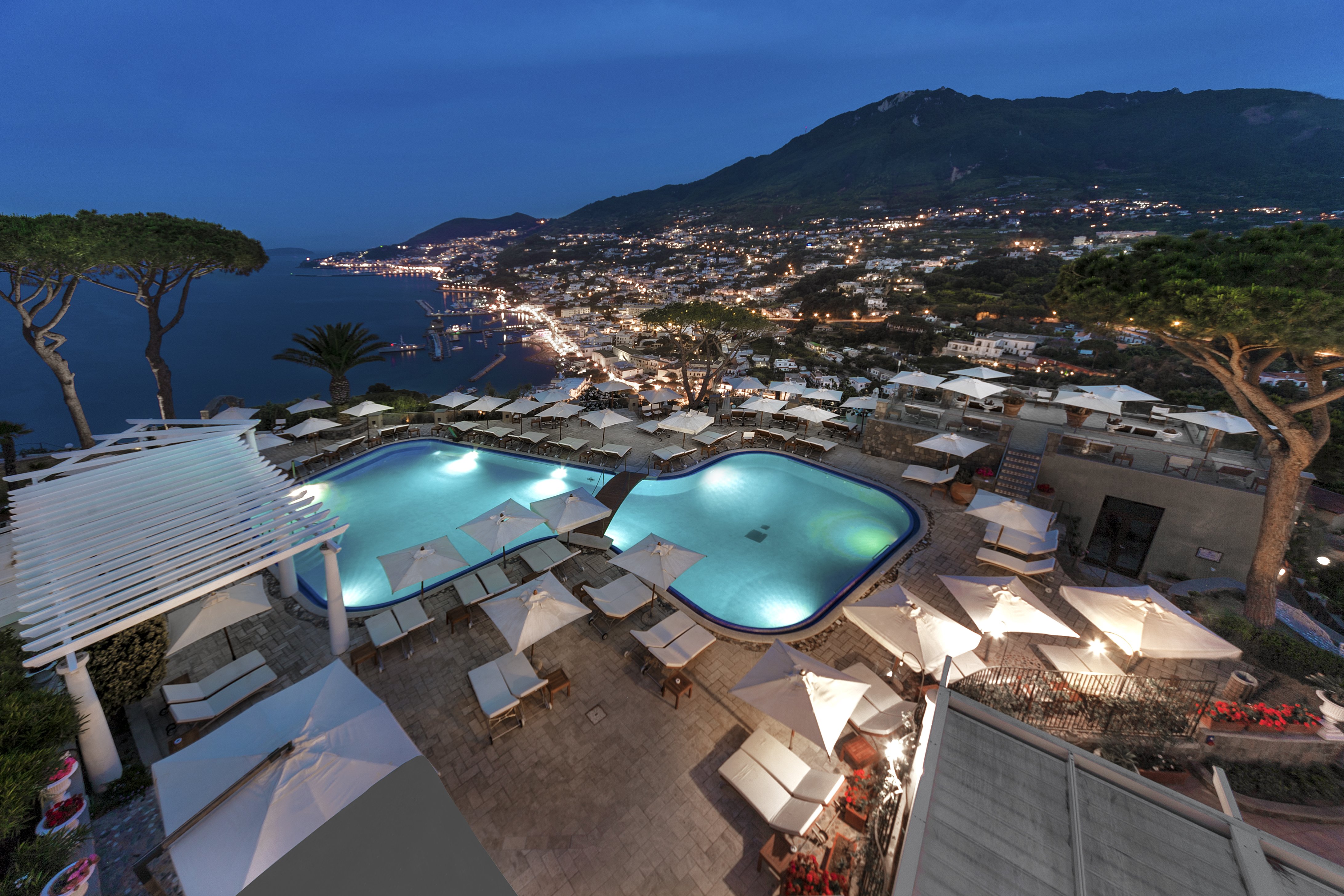 Main Pool View - Night