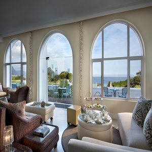 Sun Lounge with ocean view - High Tea