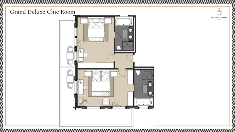 Floorplan Grand Deluxe Chic Room