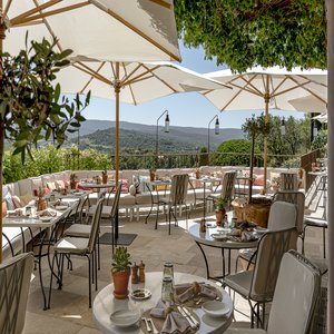 Panoramic terrace for breathtaking lunches and dinners
