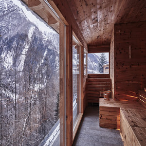 Panoramic Sauna Winter