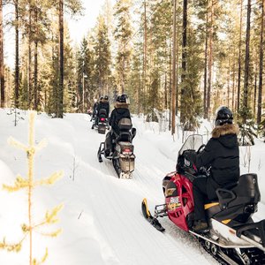 Explore by Snowmobile