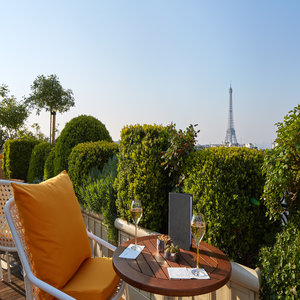 Terrace with Eiffel Tower View