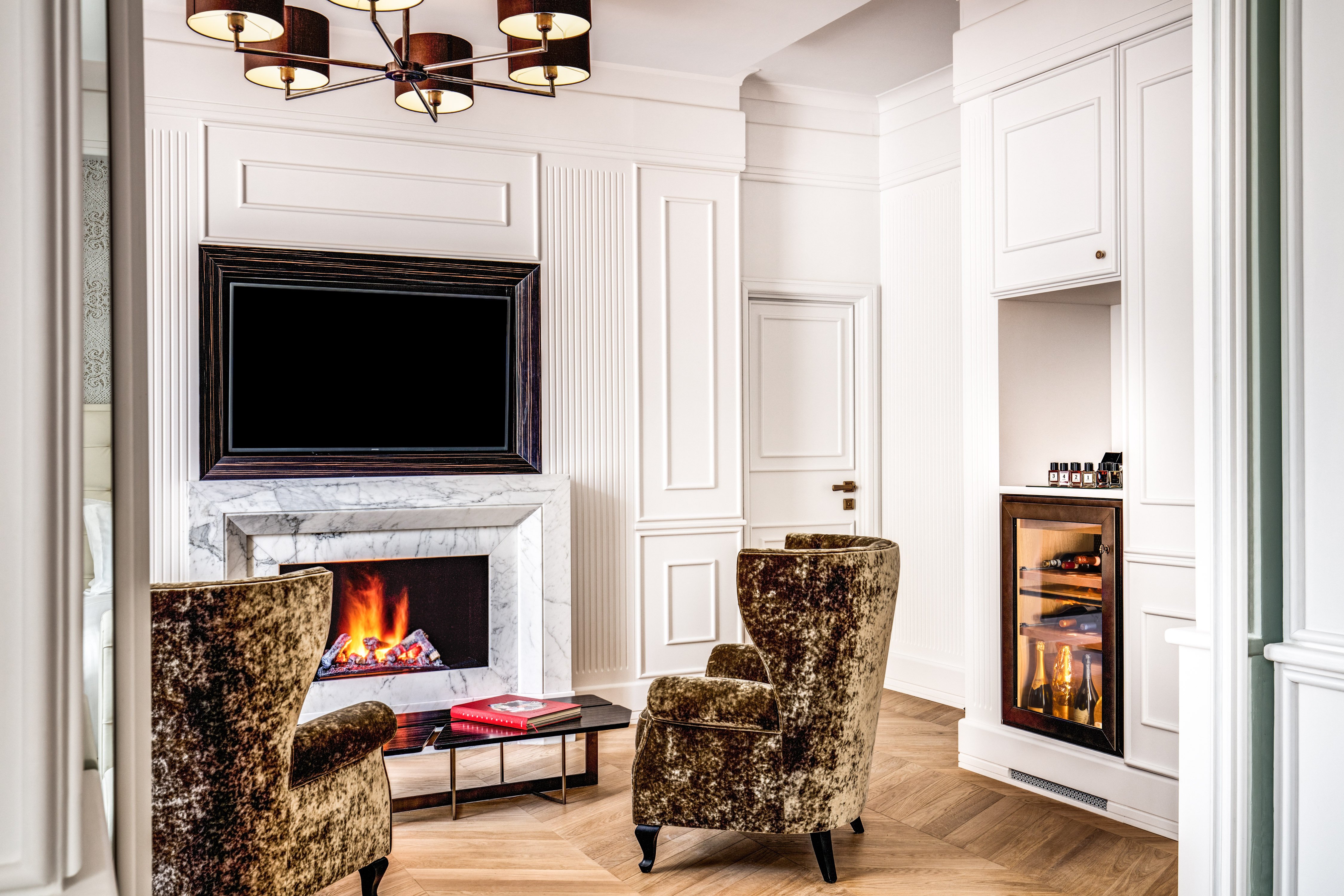 Splendide Presidential Suite - Firecplace