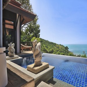 Two Bedroom Hillside Ocean View Private Pool Villa