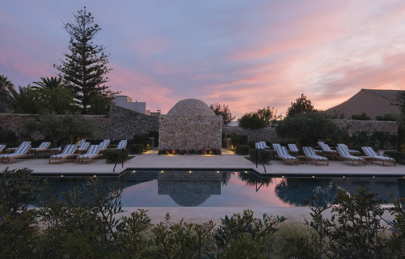 Pool Sunset