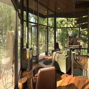 Tree Haus Interior