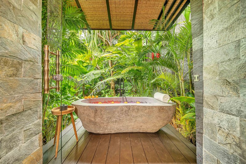 Jabu Bathroom Natural Stone Bath Tub Outdoor