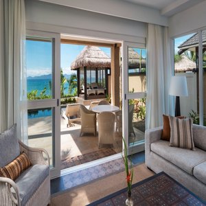 2BR Beachfront Villa - Living Area