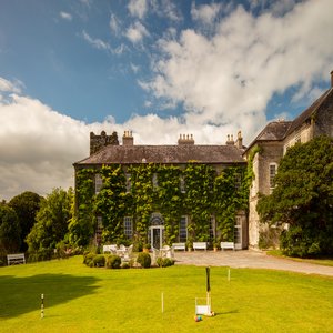 Ballymaloe House - Summer Exterior with Croquet Lawn