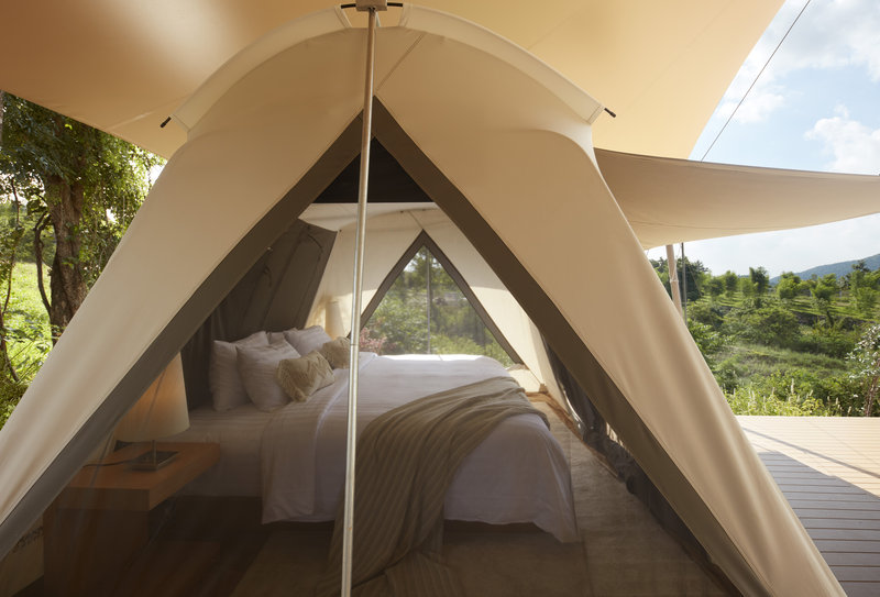 Glamper Tent Bedroom