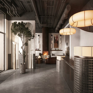 Lobby Fireplace