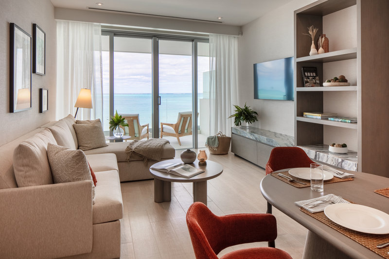 1 & 2 BD Oceanfront Suite- living area