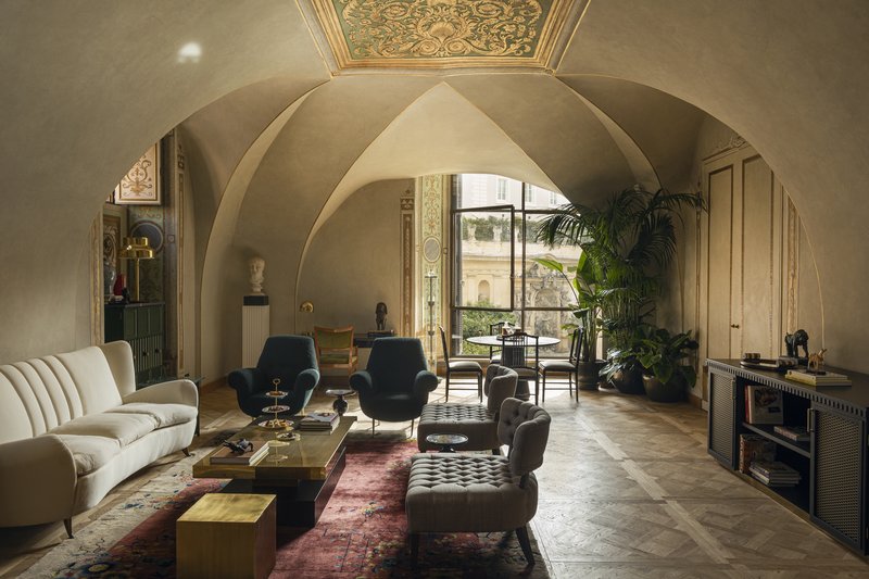 Signature Borghese Suite Living room - Palazzo Vilon