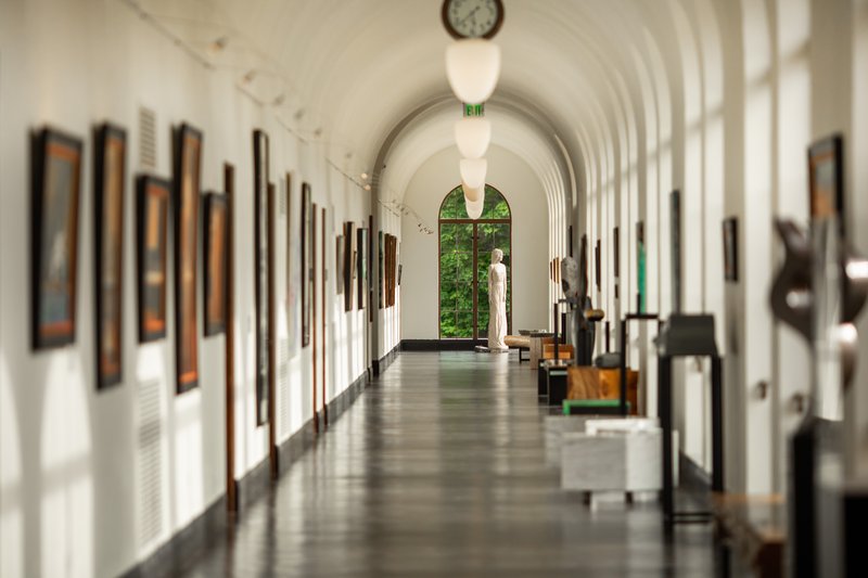 Gallery of Fine Arts Hallway