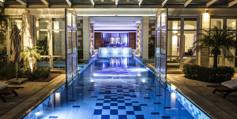 Hebe Spa Exterior Night