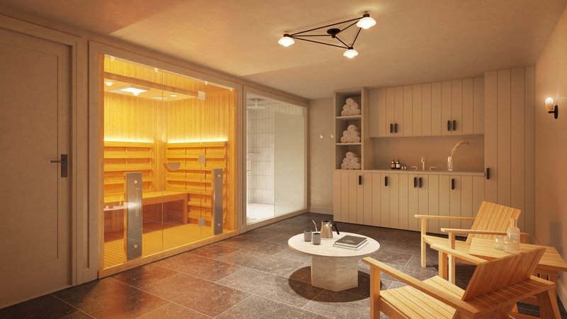 Sauna Room at Spa