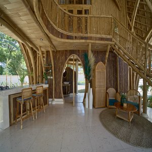 The Leaf Living Room and Architecture