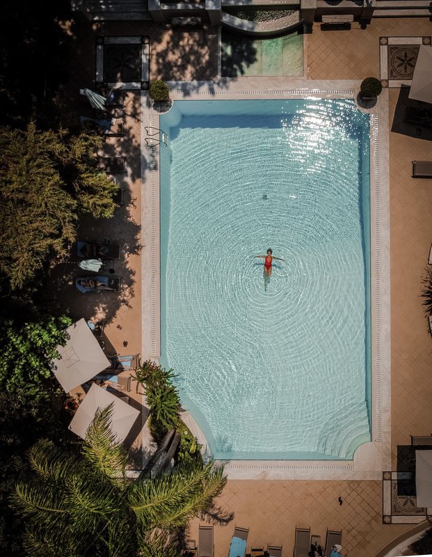 Rodos Park Swimming Pool Drone