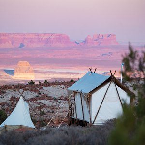 Lake Powell - Sunset View from camp