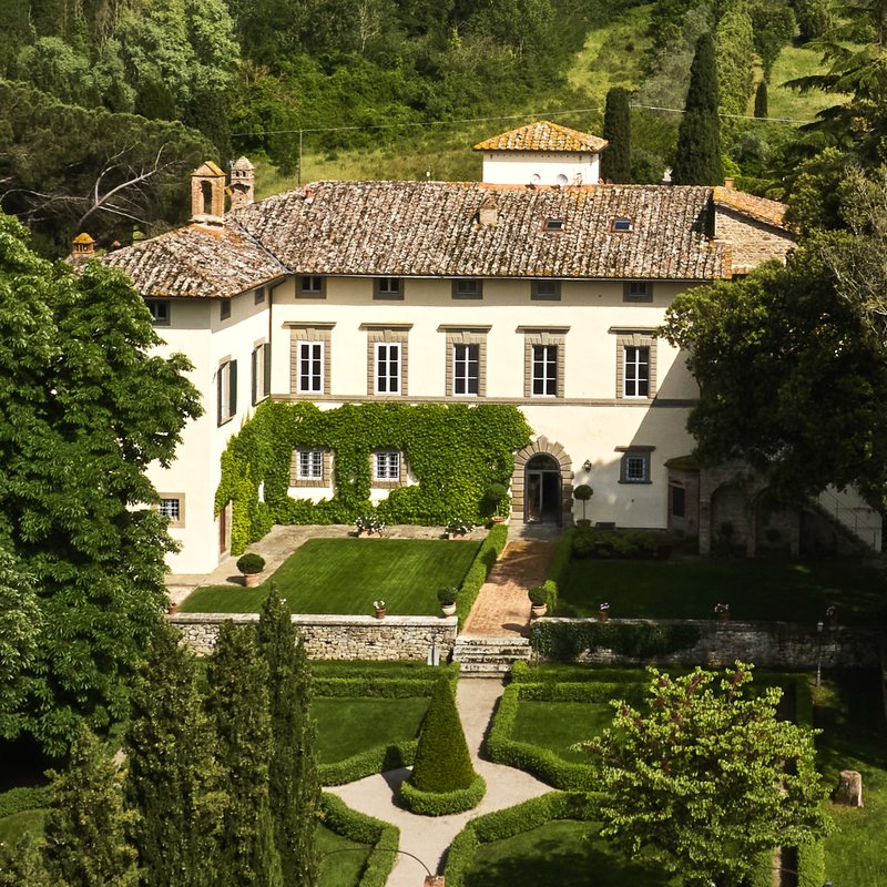 Villa Di Piazzano Aereal View