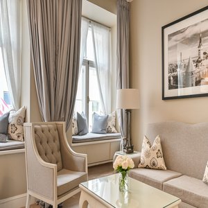One Bedroom Suite Living Room Schlossle Hotel