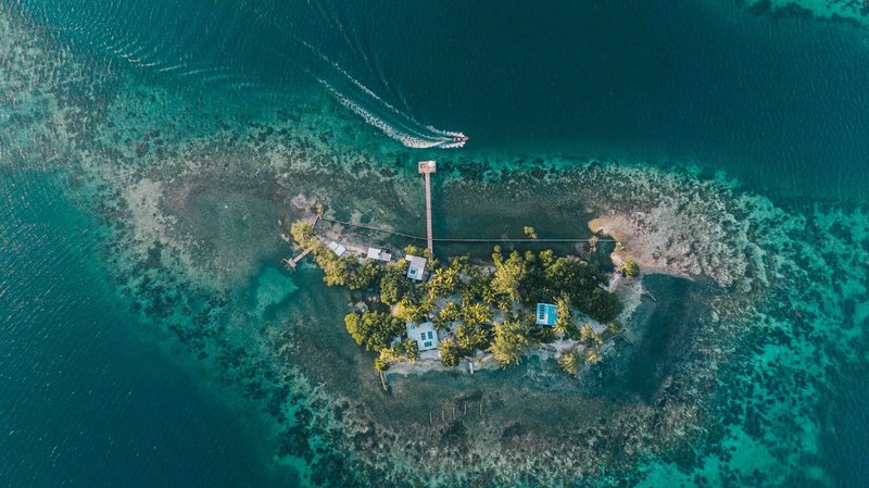 12 Coral Caye - Aerial View