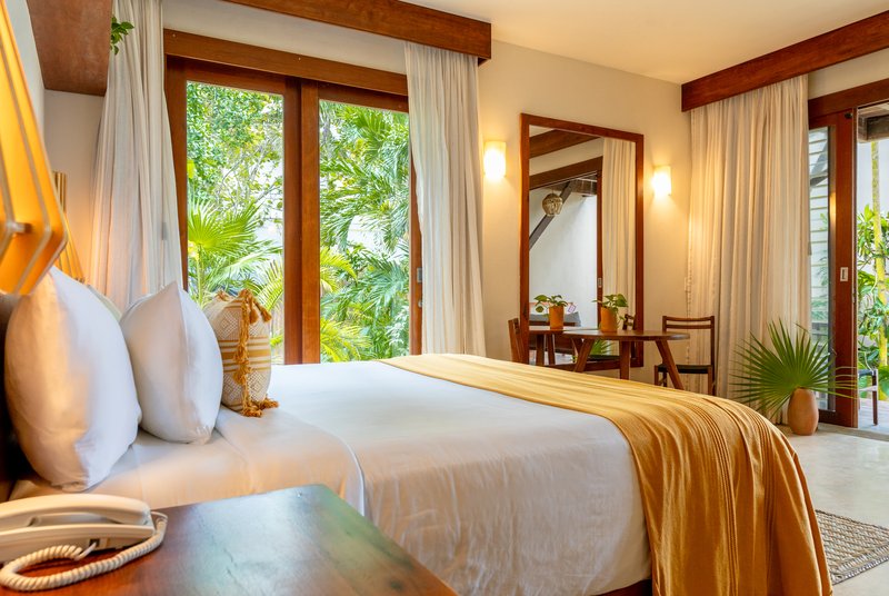 Garden View Ground Floor Suite with Plunge Pool - Bedroom