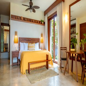 Garden View Ground Floor Suite with Plunge Pool - Bedroom