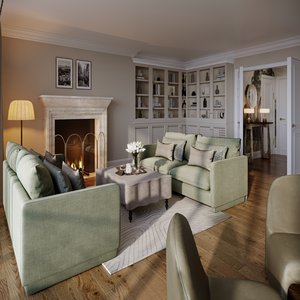 Three Bedroom Penthouse - Living Area