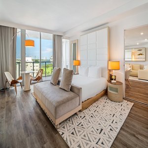 One Bedroom Suite King with Balcony - Bedroom