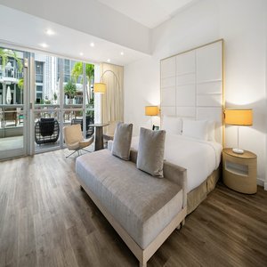 Pool View King with Terrace - Bedroom