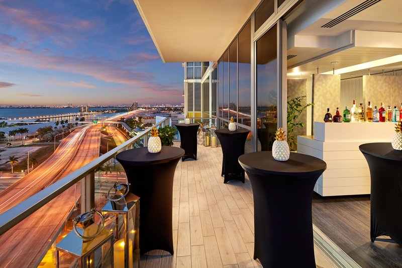 Bellas Bar Reception Set Up