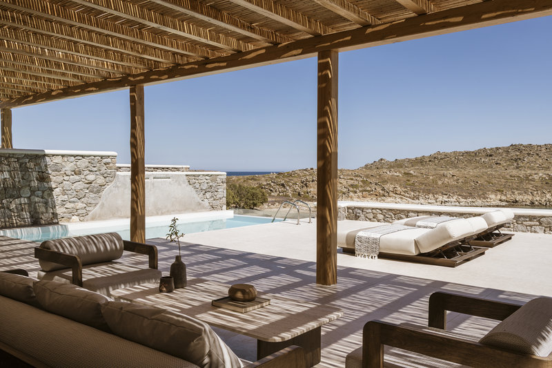 Royal Beachfront Infinity Pool Villa - Terrace