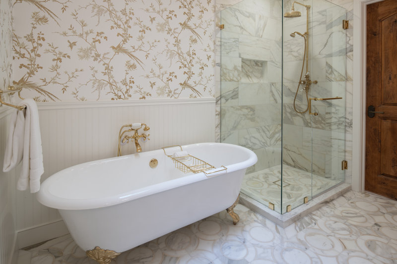 Fireplace Bungalow Double Queen - Bathroom