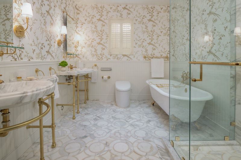 Fireplace Bungalow Double Queen - Bathroom